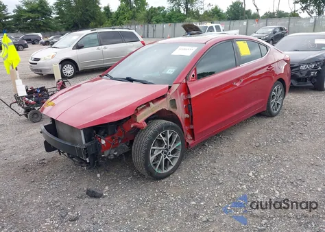 2020 Hyundai Elantra Limited from USA, damaged, VIN KMHD84LF1LU898246